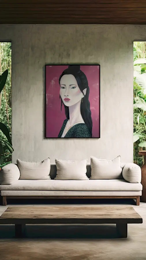 Confidence - Fine-Art Print auf Alu-Dibond mit Schattenfugenrahmen