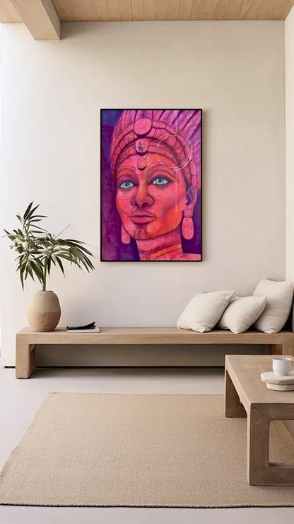 Mayan Wisdom 1 - Fine-Art Print auf Alu-Dibond mit Schattenfugenrahmen